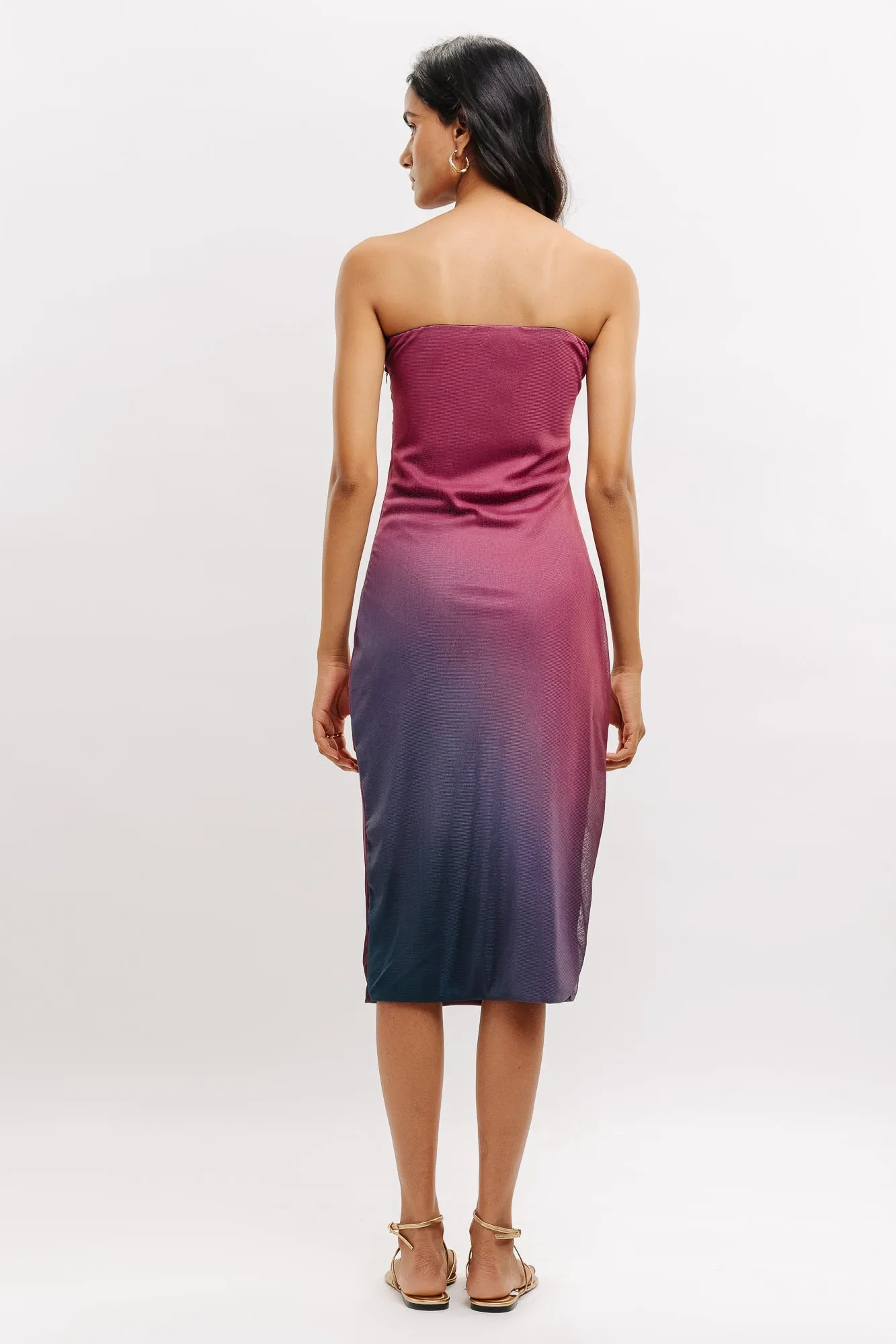 See Me Through Brown Dress