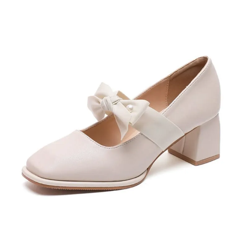 Solid Color Gentle Shoes