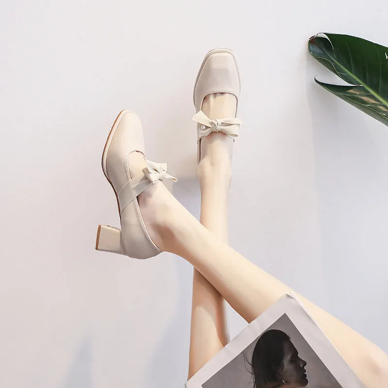 Solid Color Gentle Shoes