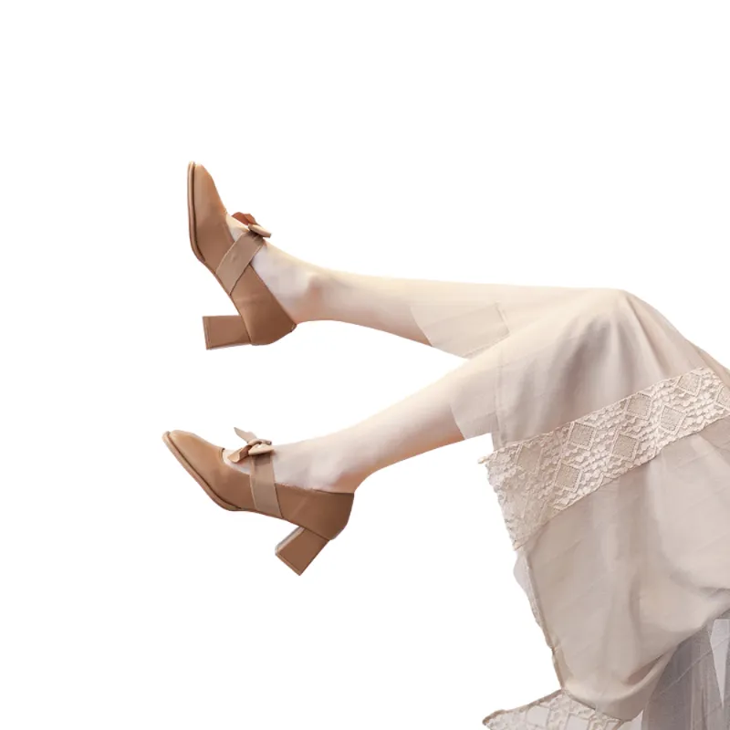 Solid Color Gentle Shoes
