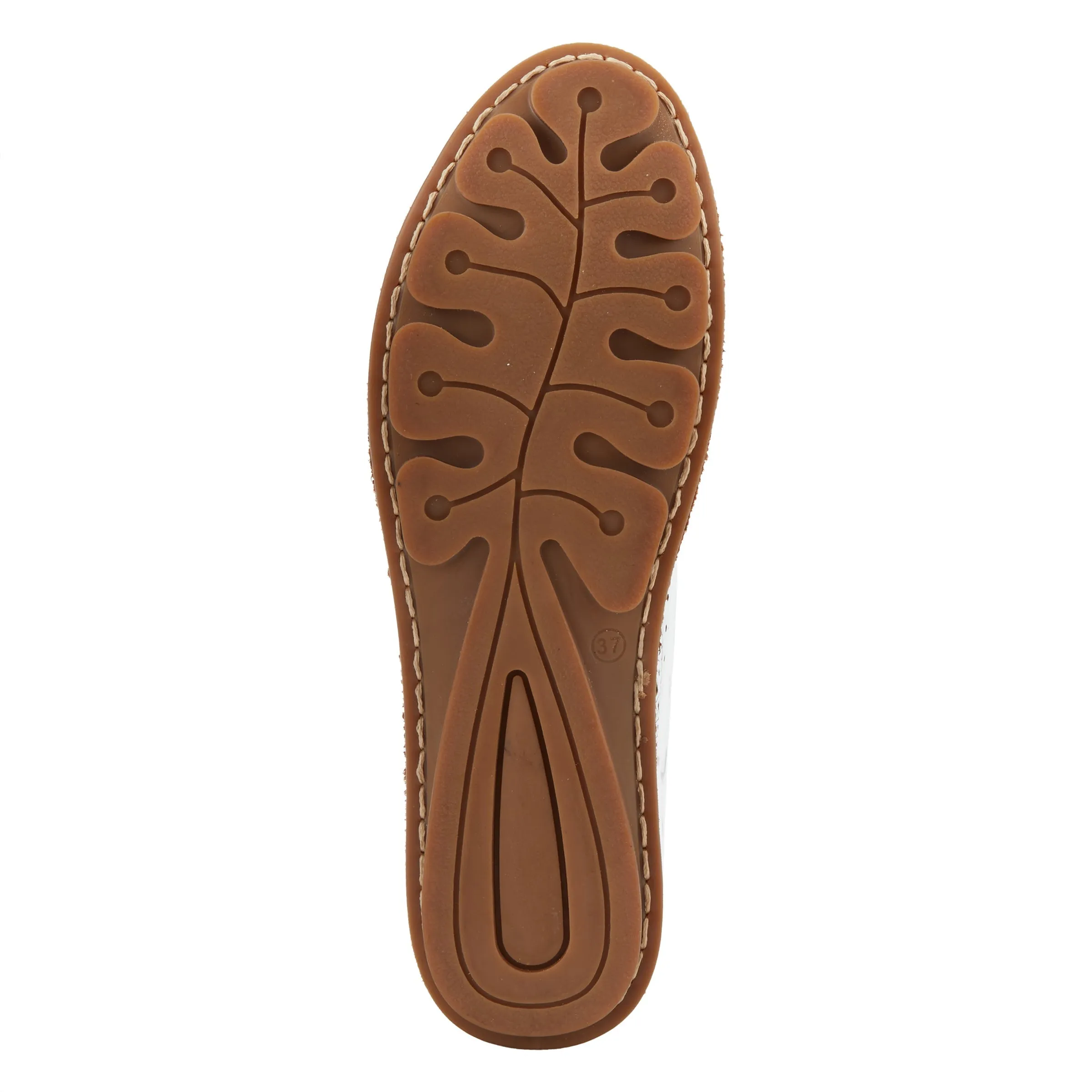 Spring Step Shoes Brandal Women’s Leather Peep Toe Flats