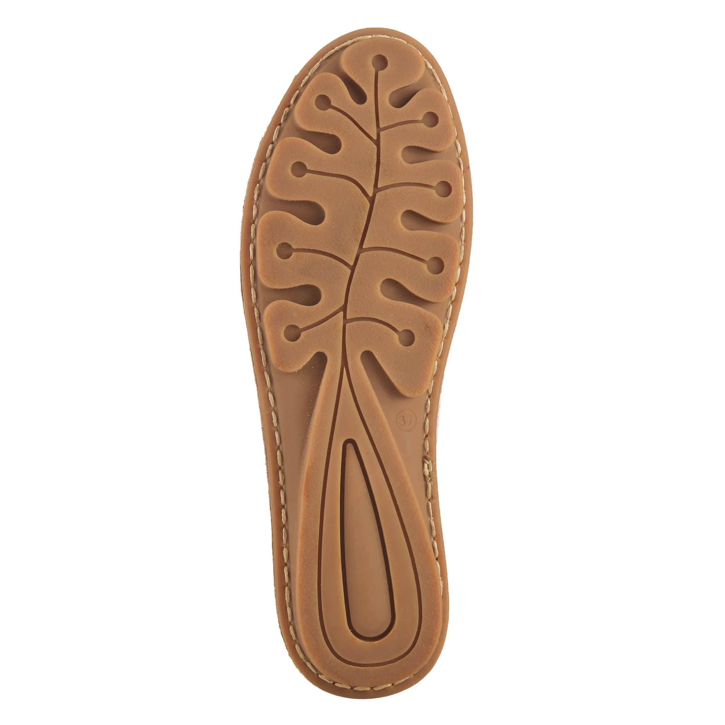 Spring Step Shoes Brandal Women’s Leather Peep Toe Flats