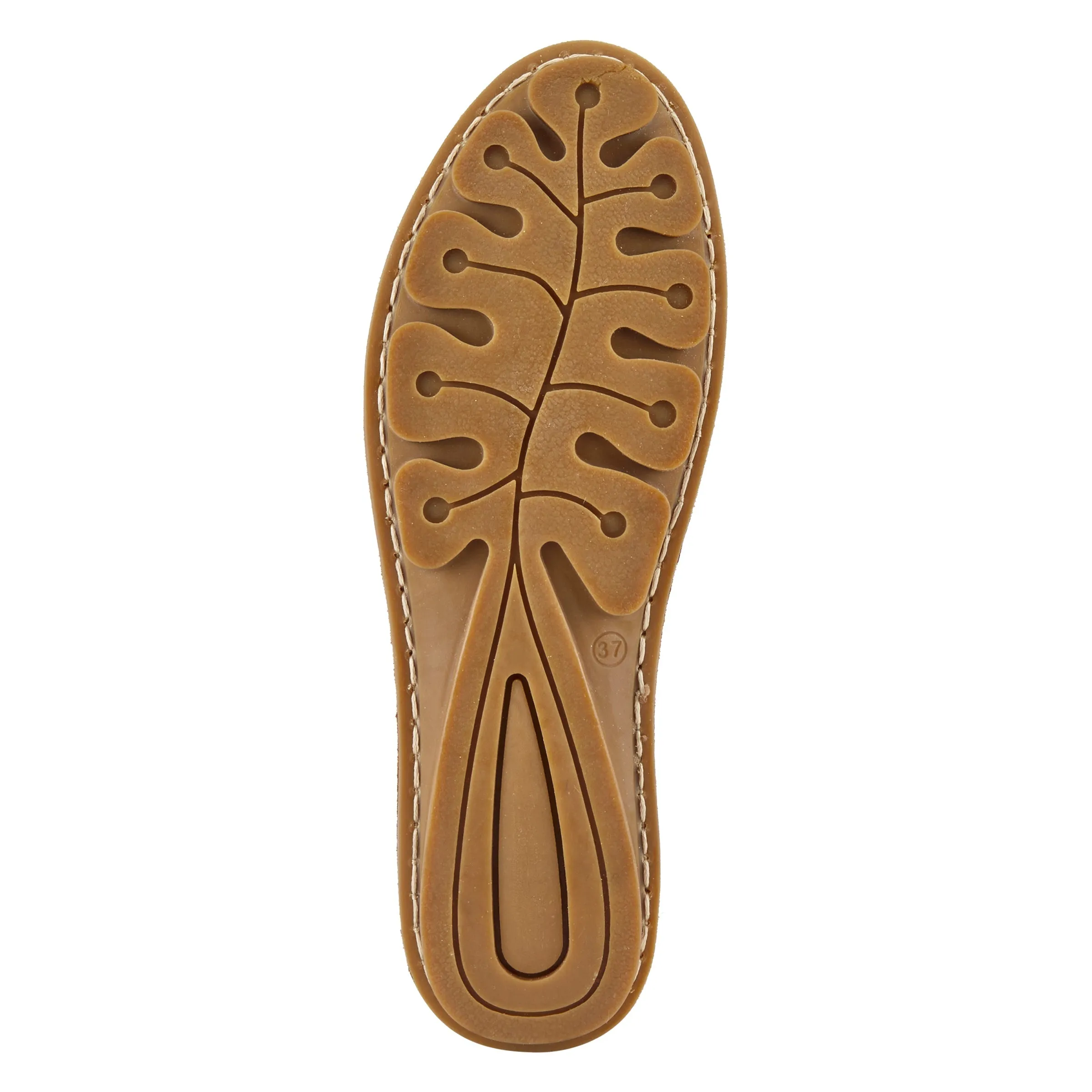 Spring Step Shoes Brandal Women’s Leather Peep Toe Flats