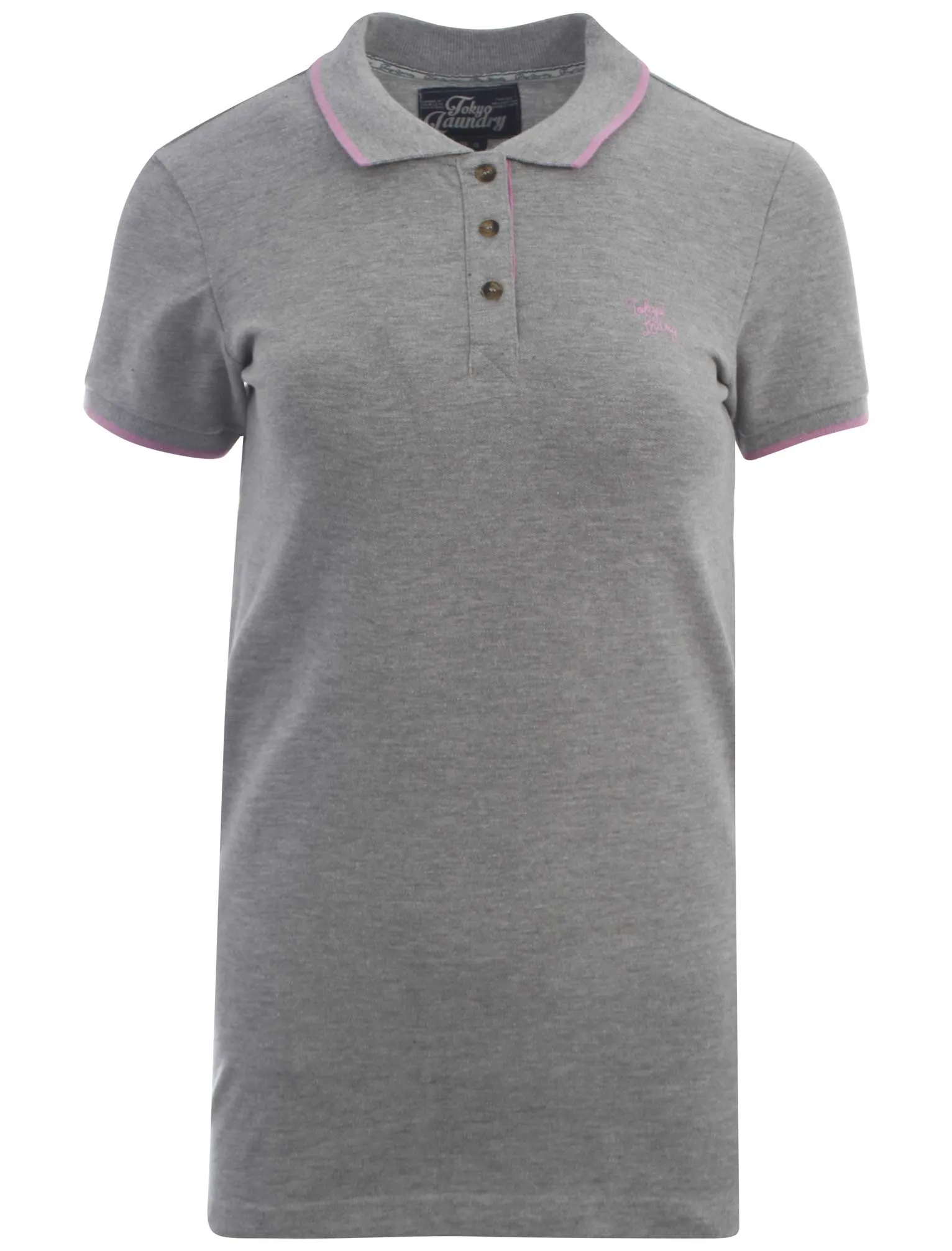 Tokyo Laundry Harley grey polo shirt
