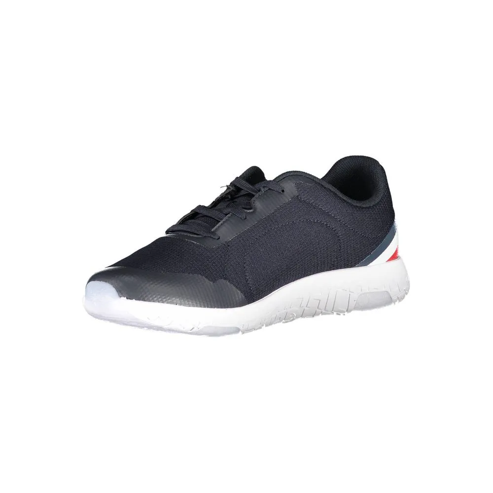 Tommy Hilfiger Sleek Blue Sneakers with Contrast Accents