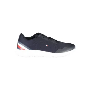 Tommy Hilfiger Sleek Blue Sneakers with Contrast Accents