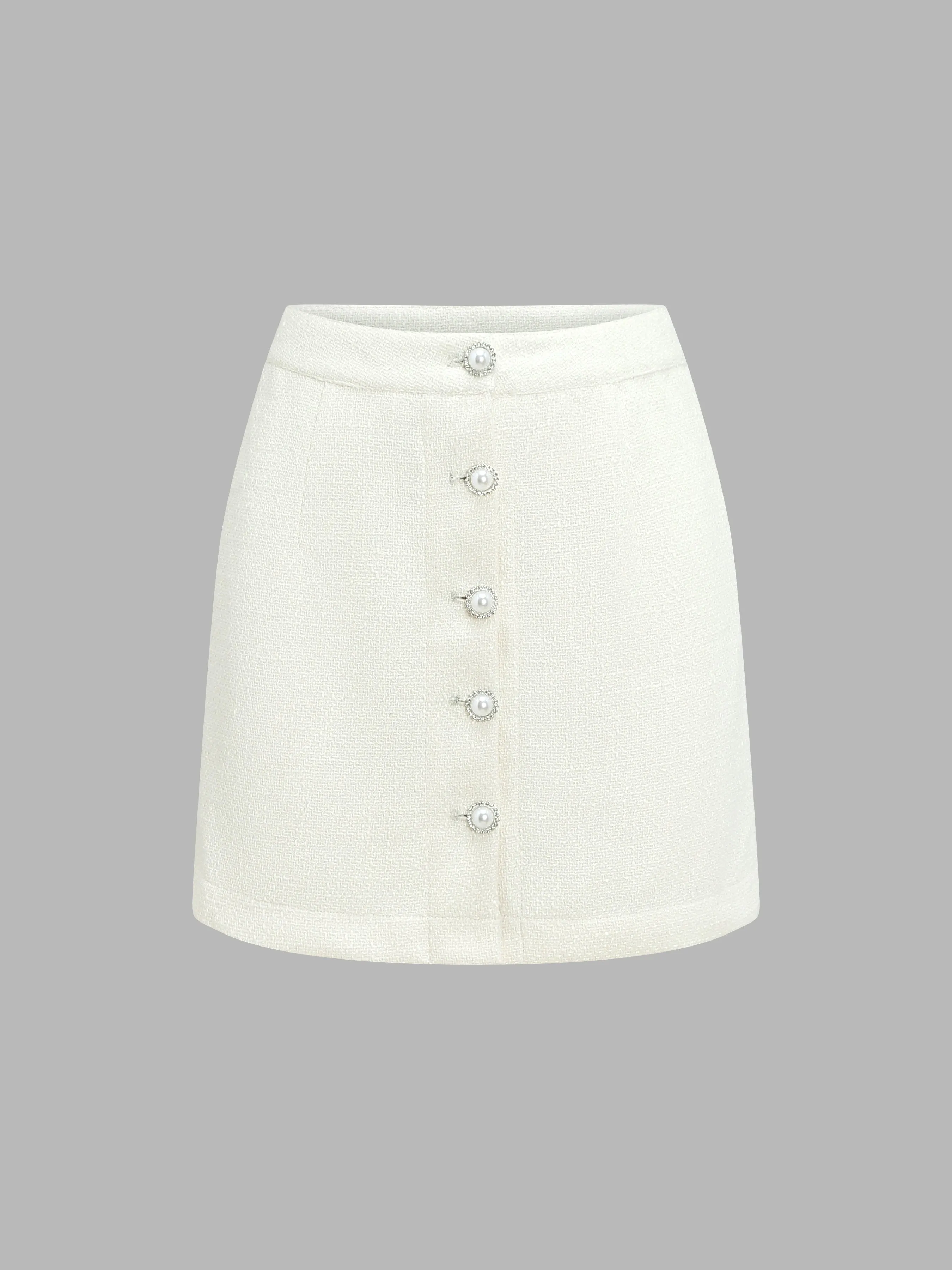 Tweed Short Skirt Set