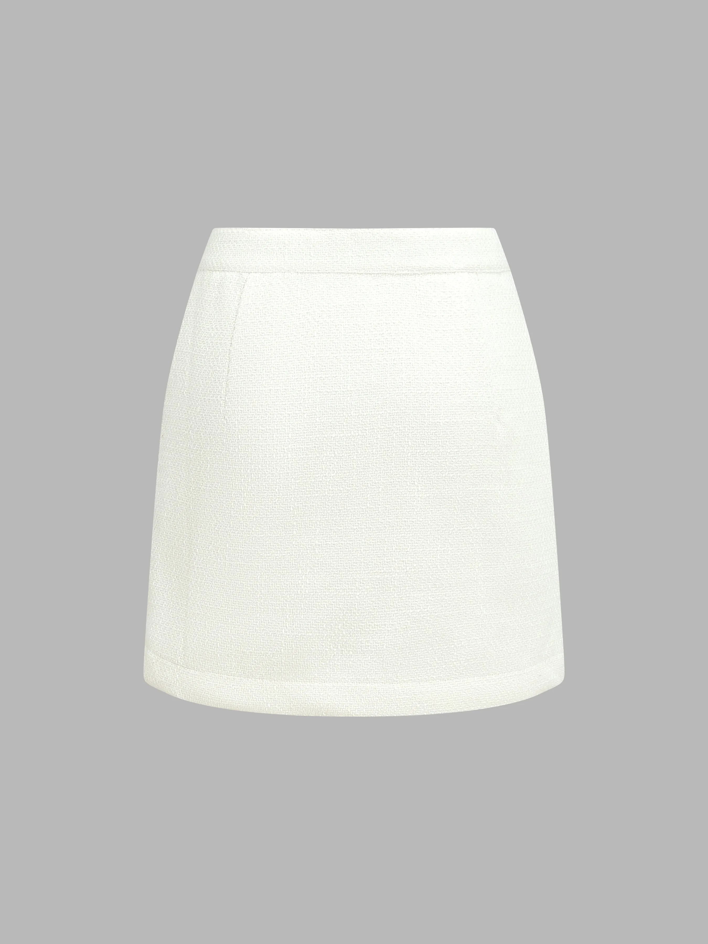 Tweed Short Skirt Set