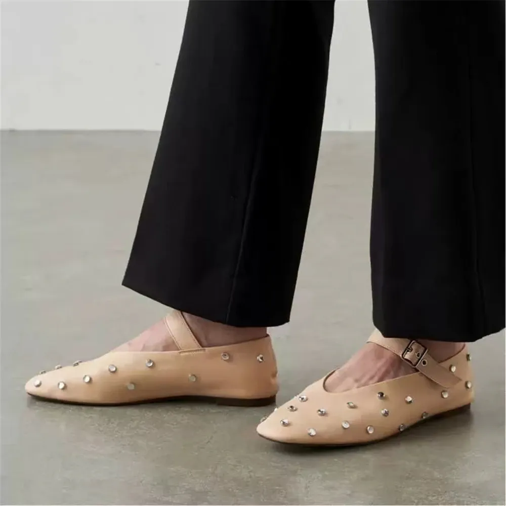 USS Shoes Josefa Women's Buckle Strap Flats
