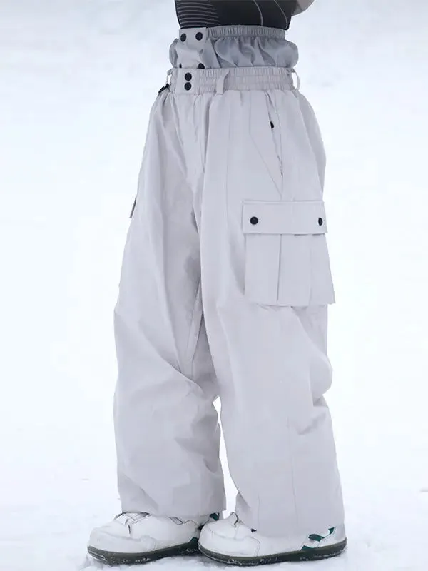 Women's Cargo Snow Pants Prime Ultimate Baggy Ski Trousers